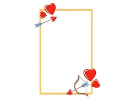 Ornament frame Background Valentines Day vector