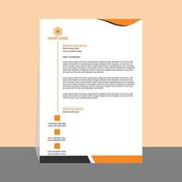 letter head design vector