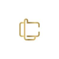 Alphabet letters Initials Monogram logo CL, LC, L and C vector