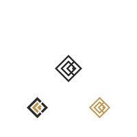 Alphabet letters Initials Monogram logo CL, LC, L and C vector