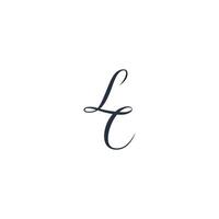 Alphabet letters Initials Monogram logo CL, LC, L and C vector