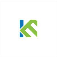 Initial letter km logo or mk logo vector design template