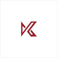 Initial letter km logo or mk logo vector design template