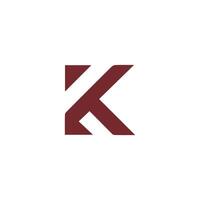 Initial letter k logo vector design template