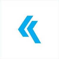 Initial letter k logo vector design template