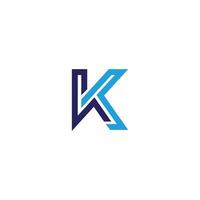 Initial letter k logo vector design template