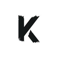 Initial letter k logo design template vector