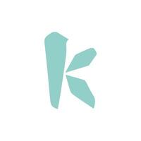 Initial letter k logo design template vector