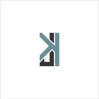 inicial letra jk logo o kj logo vector diseño modelo