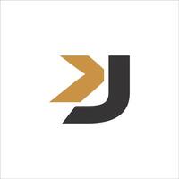 inicial letra jk logo o kj logo vector diseño modelo