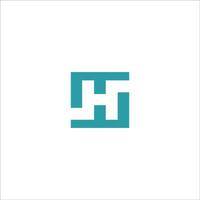 Initial letter hh logo or h logo vector design template