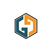 gg letra logo diseño . gg inicial establecido alfabeto icono logo diseño vector