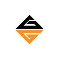 gg letter logo design . gg initial based alphabet icon logo design vector