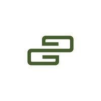 initial letter g logo vector design.