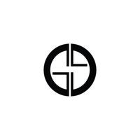 Initial letter gd or dg logo vector design template