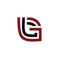 initial letter g logo vector design