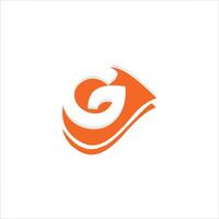 initial letter g logo vector design