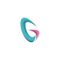 initial letter g logo vector design