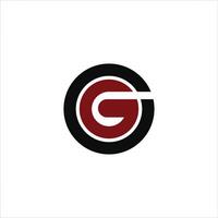 initial letter g logo vector design