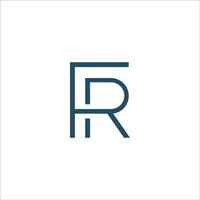 initial letter fr or rf logo vector designs