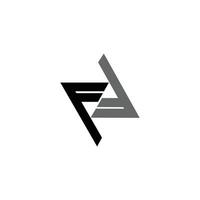 inicial letra ff logo o F logo vector diseño modelo