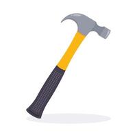 Isolated claw hammer graphic icon symbol vector