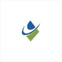plantilla de diseño de logotipo de energía verde vector