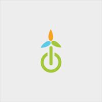 Green Energy Logo Design Template vector