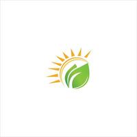 Green Energy Logo Design Template vector