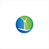 Green Energy Logo Design Template vector