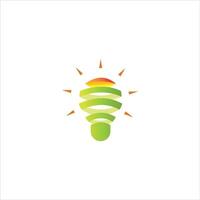 plantilla de diseño de logotipo de energía verde vector