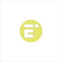 Initial letter ei or ie logo vector design templates