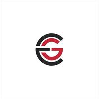 Letter  eg or ge logo vector logo design