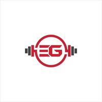 Letter  eg or ge logo vector logo design
