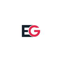 Letter  eg or ge logo vector logo design