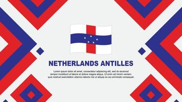 Países Bajos antillas bandera resumen antecedentes diseño modelo. Países Bajos antillas independencia día bandera fondo de pantalla vector ilustración. modelo