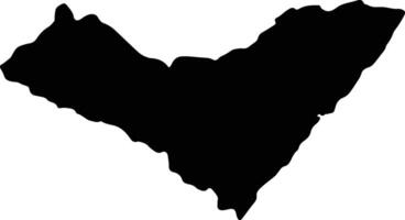 Alagoas Brazil silhouette map vector