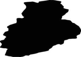 Jarva Estonia silhouette map vector