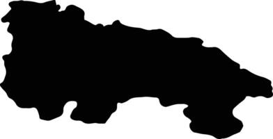 La Rioja Spain silhouette map vector