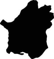 Paktika Afghanistan silhouette map vector