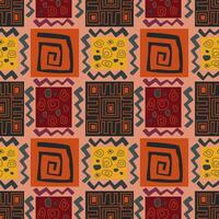 Ethnic pattern in the African style vector