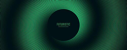 Futuristic circle outline vector background