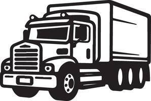 Big truck logo vector