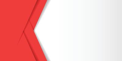 red white modern abstract background design vector