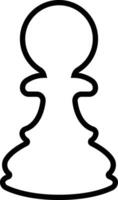 Chess icon in line. isolated on Chess piece, Checkmate. Pawn, Knight, Queen, Bishop, Horse, Rook, Strategy sports activity Smart board game elements vector for apps web