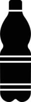 Plastic bottle icon in flat style. isolated on design Plastic water bottle. Container water bottle sign vector for apps and website