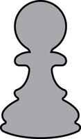 Chess icon in flat. isolated on Chess piece, Checkmate. Pawn, Knight, Queen, Bishop, Horse, Rook, Strategy sports activity Smart board game elements vector for apps web