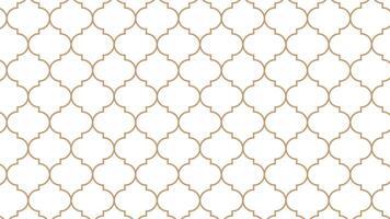 Golden Moroccan seamless pattern. Great design for fabric, textile, cover, wrapping paper, background. Fine lines. vector