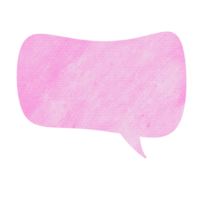 The pink chat bubble png image