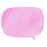 el rosado charla burbuja png imagen